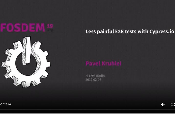 Less painful E2E tests with Cypress.io